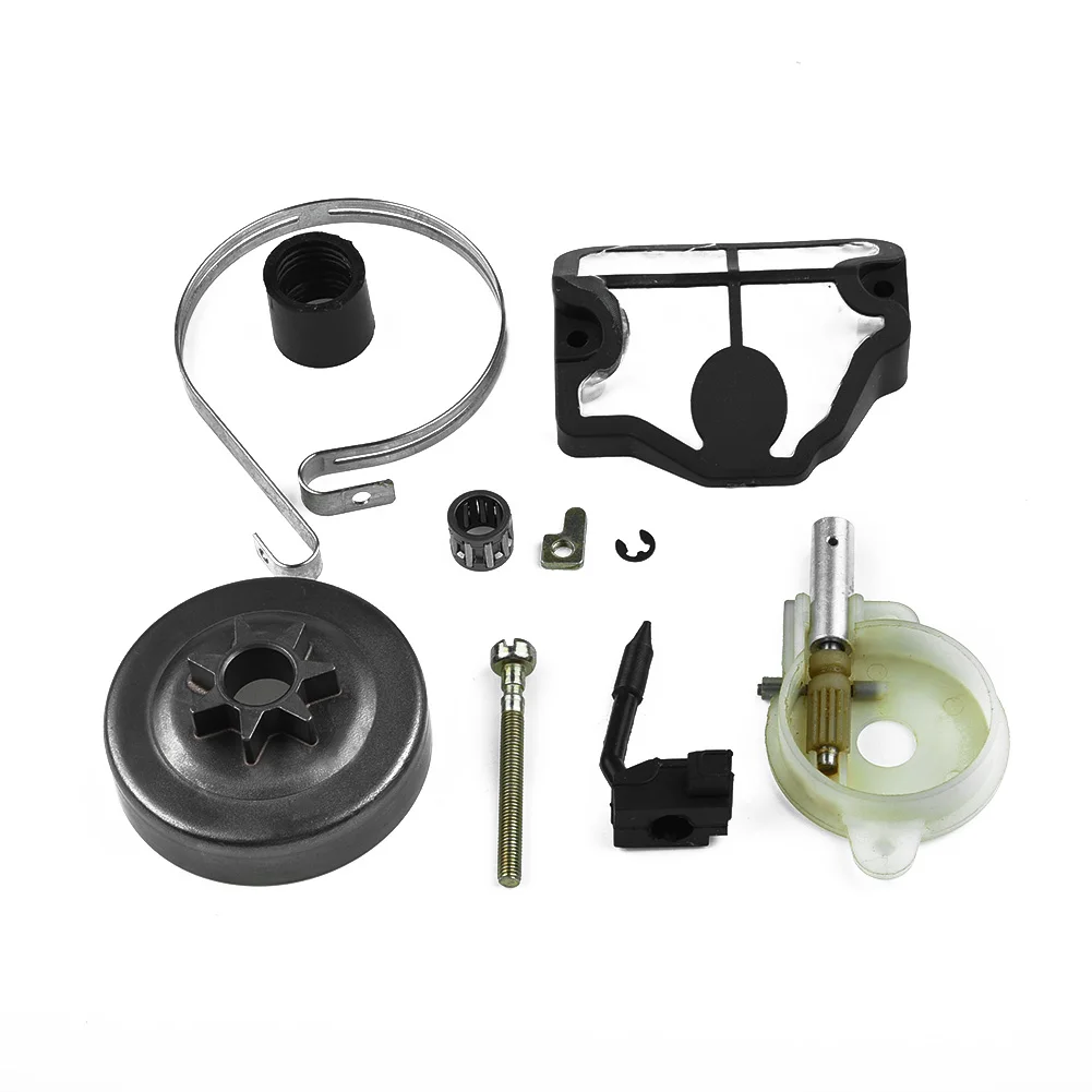 

Clutch Drum W Oil Pump Chain Brake Band Kit For Husqvarna 142 141 137 136 36 41 For 530 06 93 42, Garden Power Tools Accessories