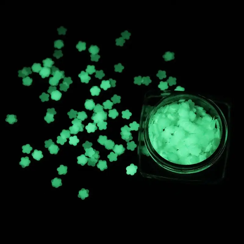 

39XE Luminous Sequins Glow In the Dark Glitters Resin Jewelry Findings Nail Art Craft
