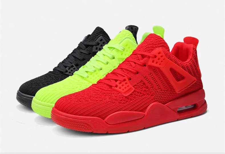 Мужские кроссовки удобные дышащие Flyknit мужские кроссовки прогулочные весенние zapatillas hombre спортивные туфли для мужчин Нескользящие