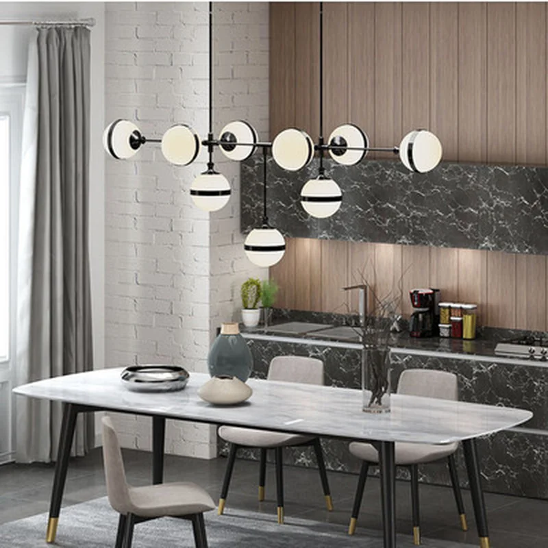 Светодиодная люстра в стиле постмодерн роскошный подвесной светильник виде