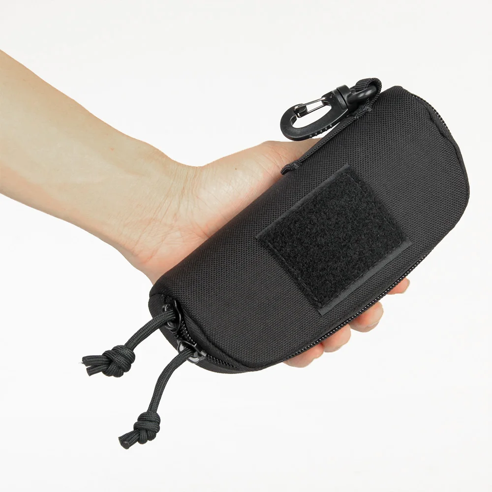 

Tactical 1000D Nylon Glasses Bag Hard Molle Waterproof Case Outdoor Camouflage Eyeglasses Multi-functional Climbing Cycling Bag