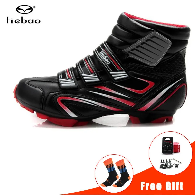 TIEBAO Sapatilha Ciclismo Mtb MTB Cycling Shoes Winter Men Outdoor Sport Bicycle Self-Locking Professional Racing Mountain Bike | Спорт и