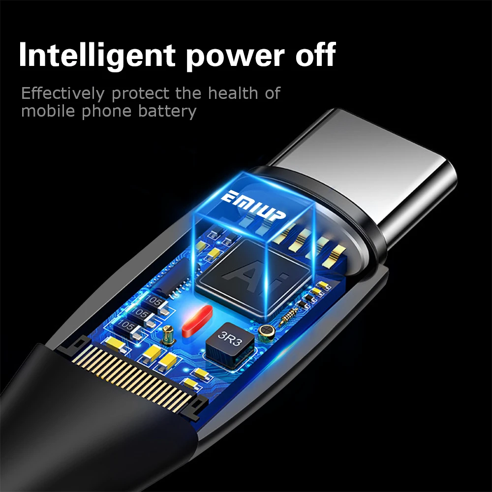 Фото Smart power Off Micro USB кабель 3A нейлон Быстрая зарядка для передачи данных samsung Xiaomi LG Smart power Off Micro USB кабель 3A нейлон Быстрая зарядка для передачи данных samsung Xiaomi LG
