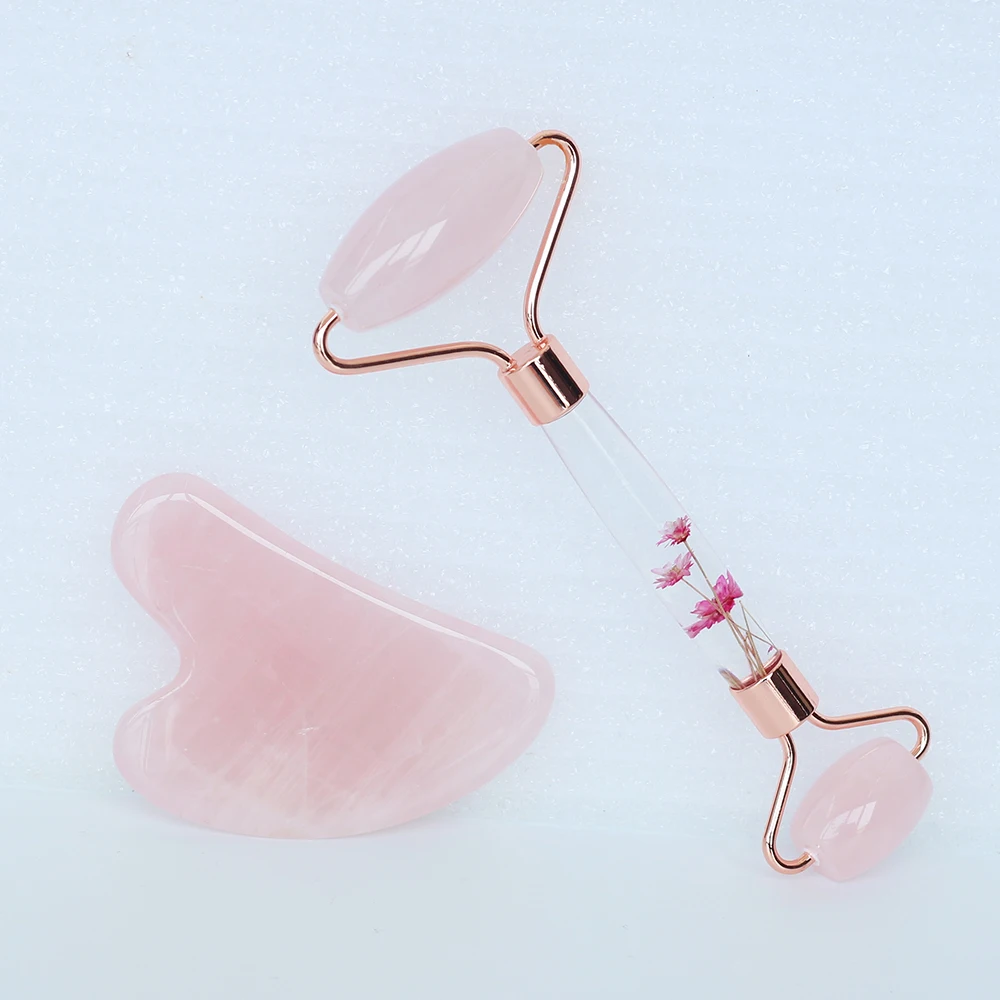 Купить Роллер Для Лица Розовый Кварц