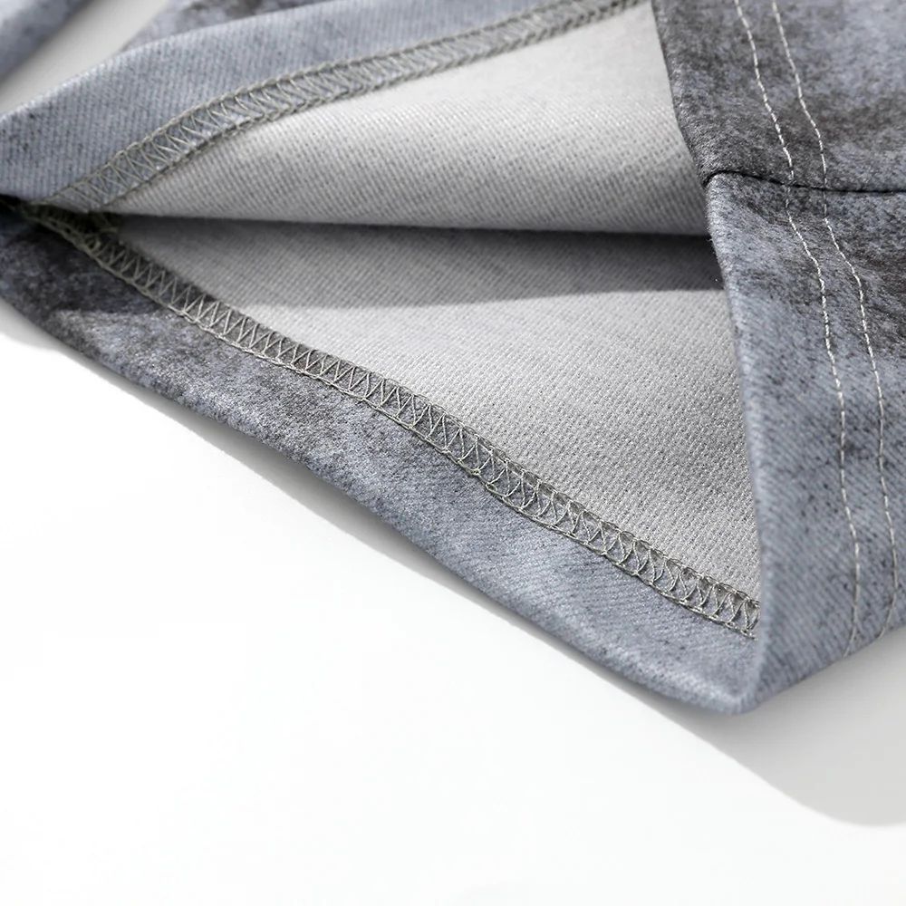 

Pants Men Tie Dye Distressed Print Loose Cozy Elastic Waist Trousers Gothic Vintage High Street Harajuku Streetwear Men