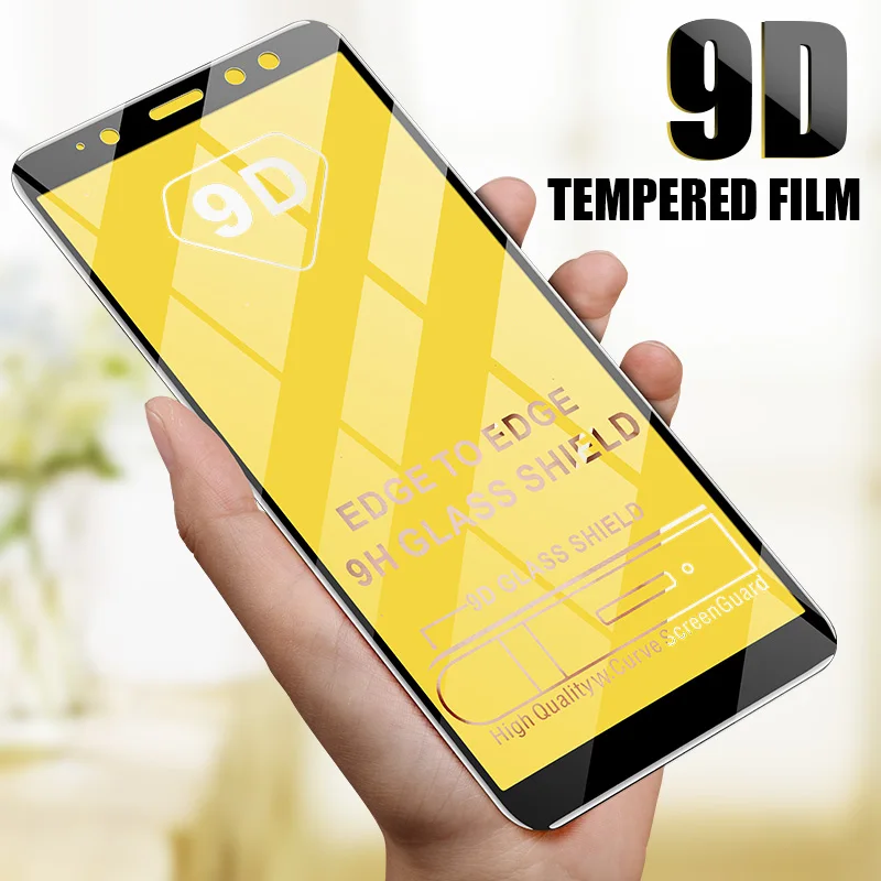 9d протектор экрана для huawei y5 prime 2018 закаленное стекло полное покрытие клея