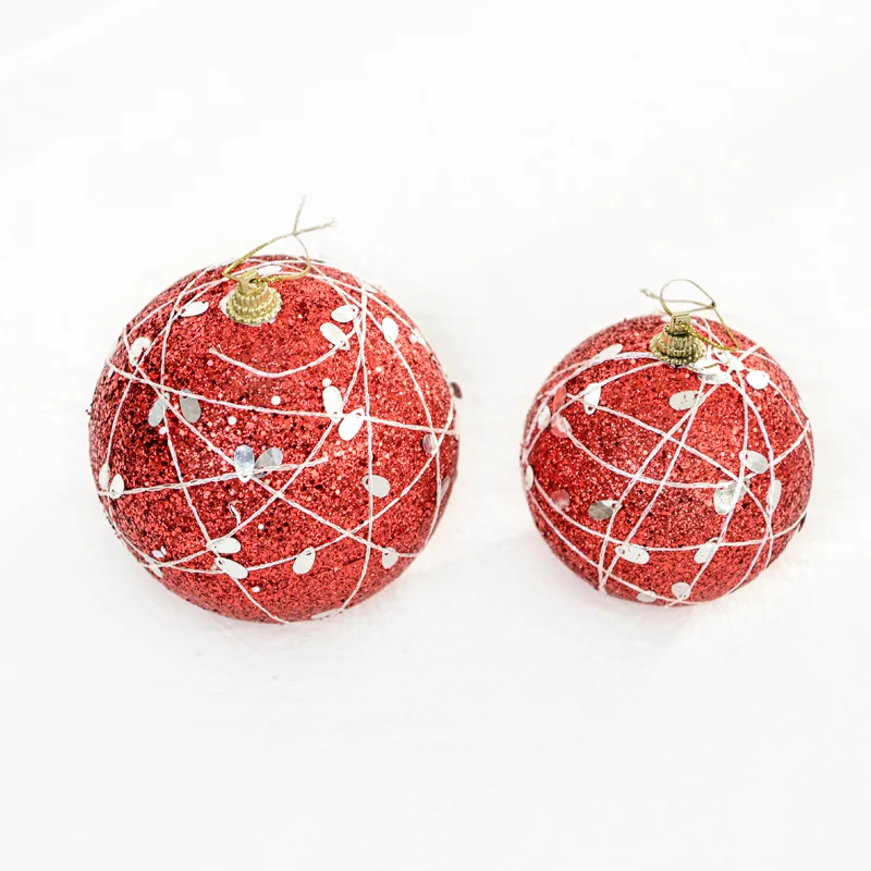 Рождественские украшения 10 см кабулк красный цвет украшениями круглой формы