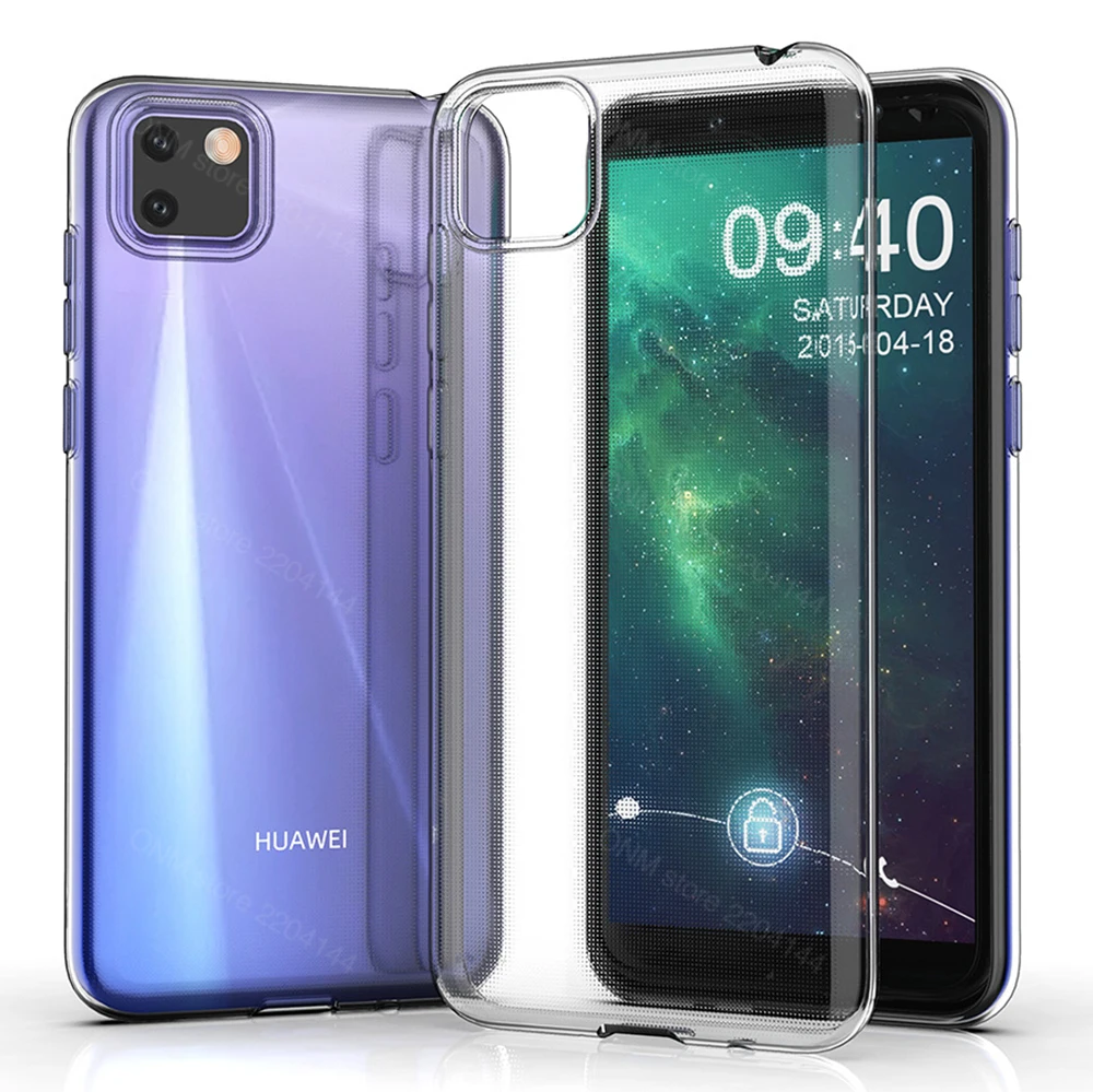 Y5P чехол для Huawei Y5p TPU Силиконовый Прозрачный Бампер Мягкий 5 45 прозрачная задняя