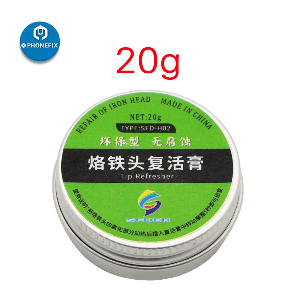 

Electrical Soldering Iron Tip Refresher Solder Cream Tip Clean Solder Iron Head Resurrection Cleaning Welding Flux Solder Paste