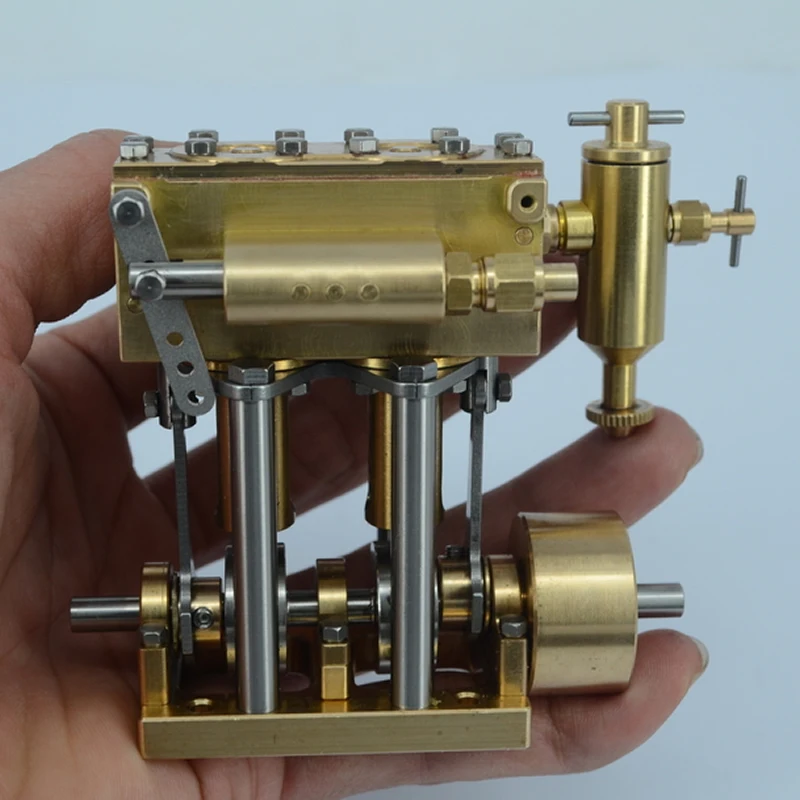 

Изысканный вертикальный двухцилиндровый с возвратно-поступательным движением модель с паровым двигателем * паровой лодочный мотор