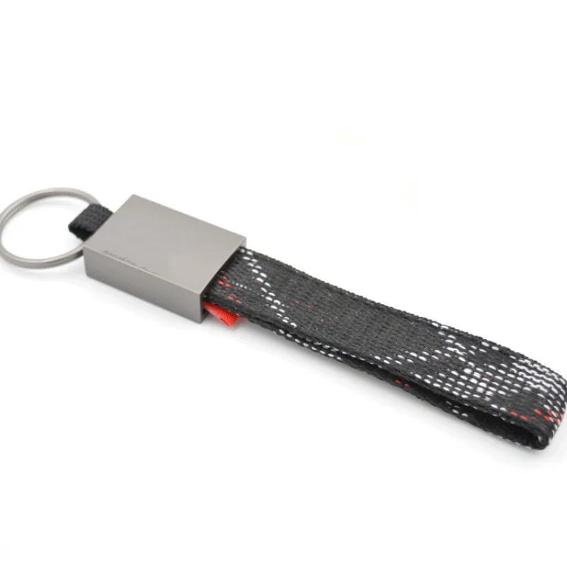 

Business Fashion Zinc Alloy Fabric keychain key Ring key Chain, Found One More Exquisite Accessory Among Us, For GTI Audi