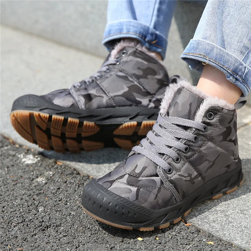 Зимние детские сапоги для снежной погоды сохраняющая тепло детская обувь