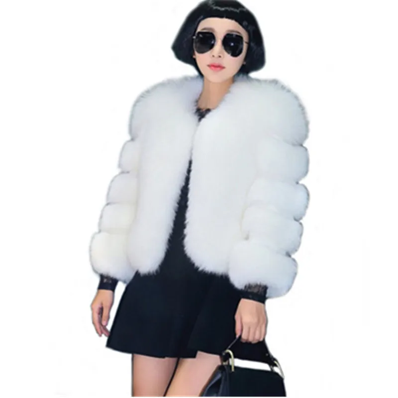Цветные меховые пальто белое синее искусственное меховое женская зимняя куртка