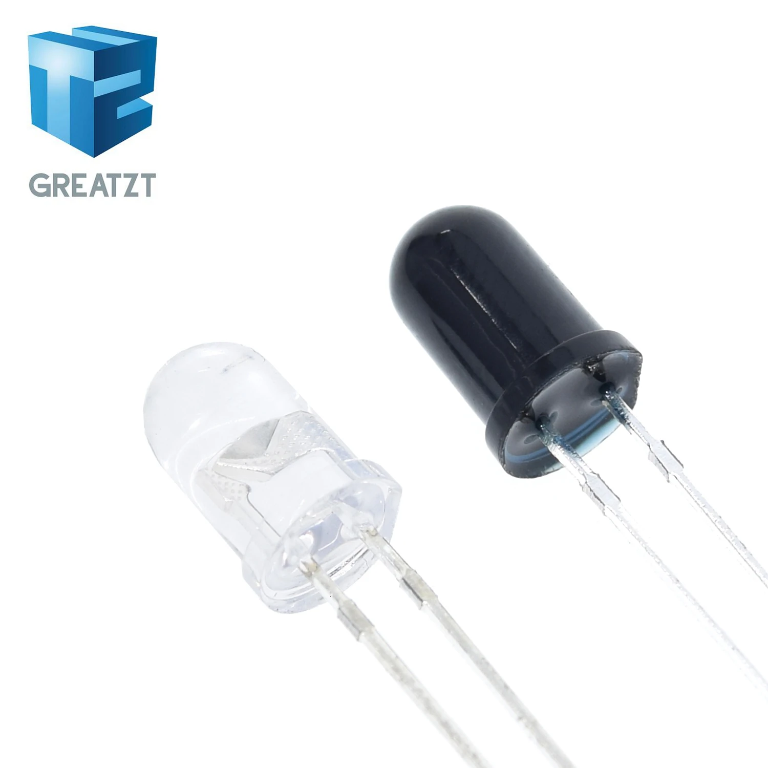 GREATZT 5 мм 940nm светодиоды инфракрасный излучатель и ИК приемник диод 10 пар диоды 301A