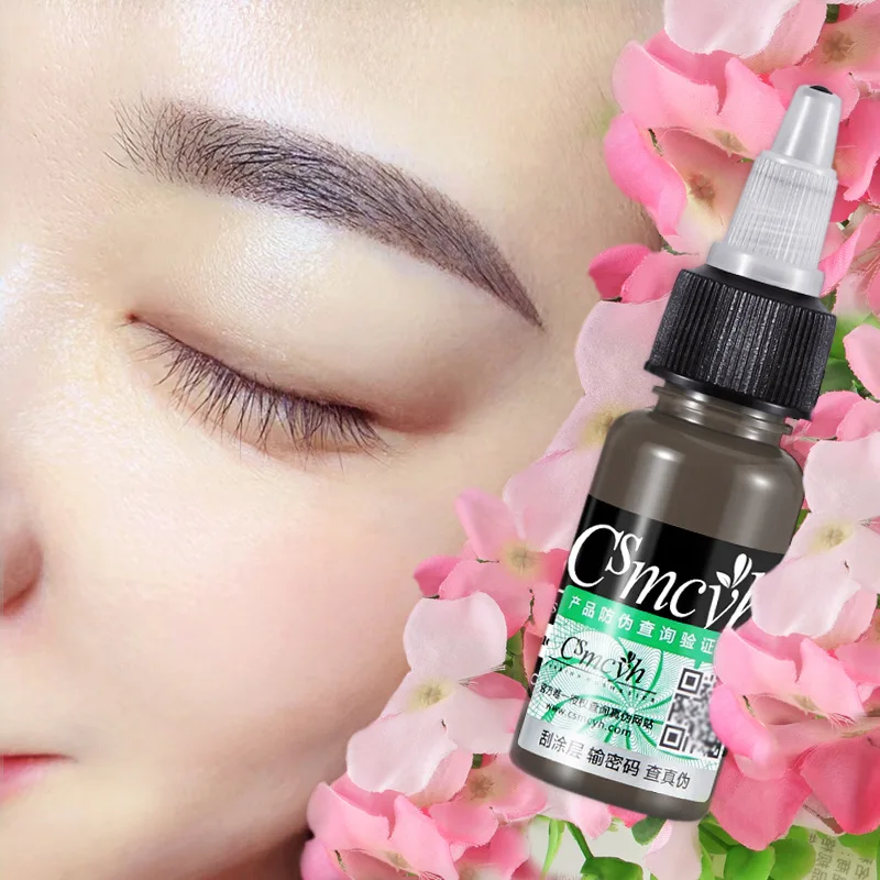 

Microblading Pigment Permanent Makeup Eyebrow Tattoo Supplies Embroidery Lip Ink Natural Ingredients 15ML Colors Options