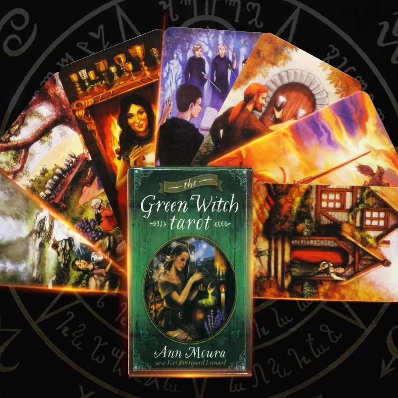 

Hot Sale Gothic Font Tarot Full English Version With Electronic Manual Guidebook Tarots Card Deck Table/Family/Party Game Gift