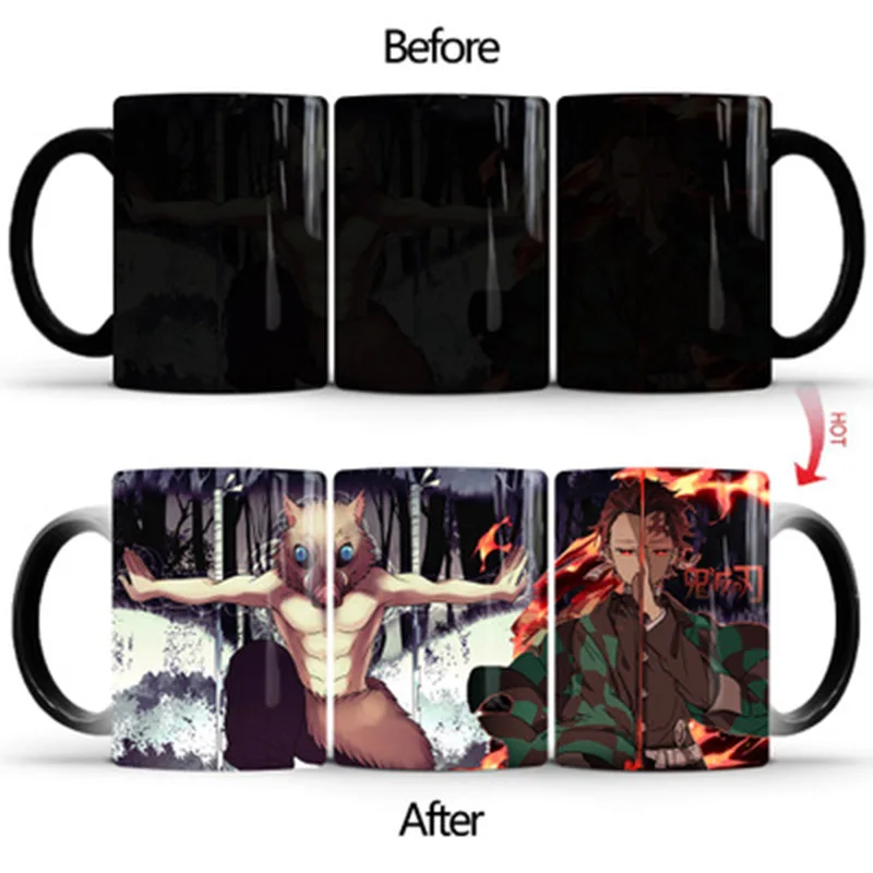 1 шт. кофейная кружка с термочувствительностью 350 мл | Дом и сад