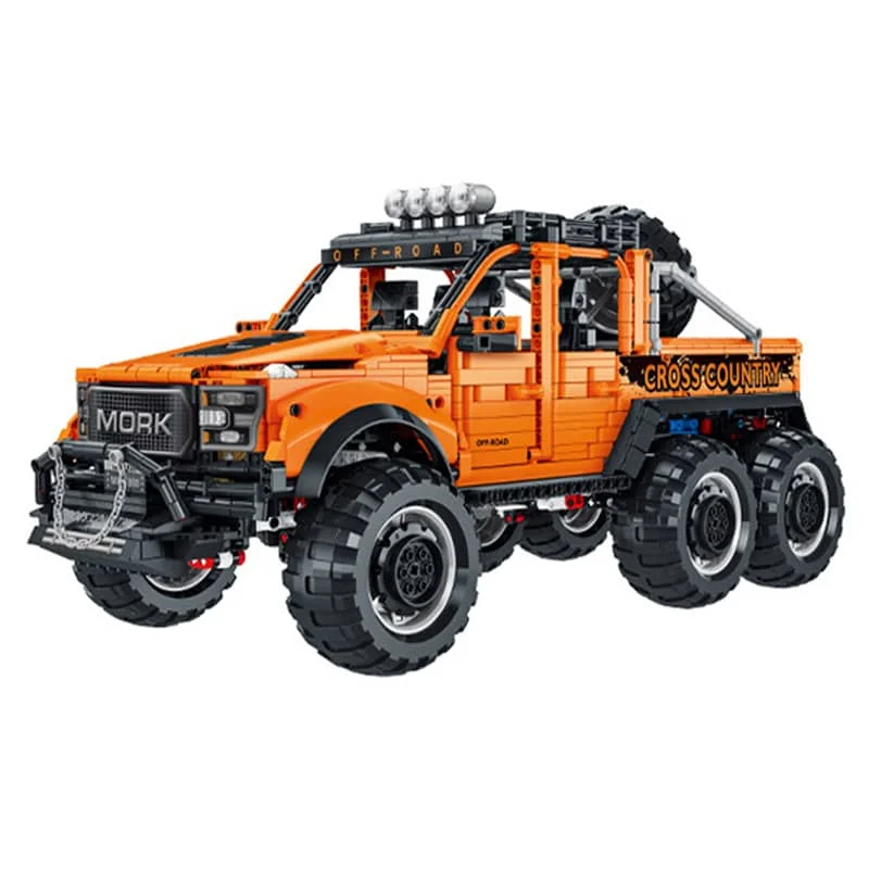 

Model Building Blocks The 1:8 Colorful 3218PCS 6X6 Off Road SUV Car Vehicle Technical Bricks MOC Set Gifts Toys For Children