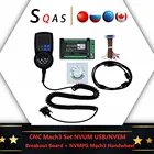 CNC Mach3 комплект NVUM USBNVEM коммутационная плата + NVMPG Mach3 штурвал задвижки с ЖК-дисплей Дисплей 6 оси MPG набор сделай сам для фрезерный станок с ЧПУ NEWCARVE