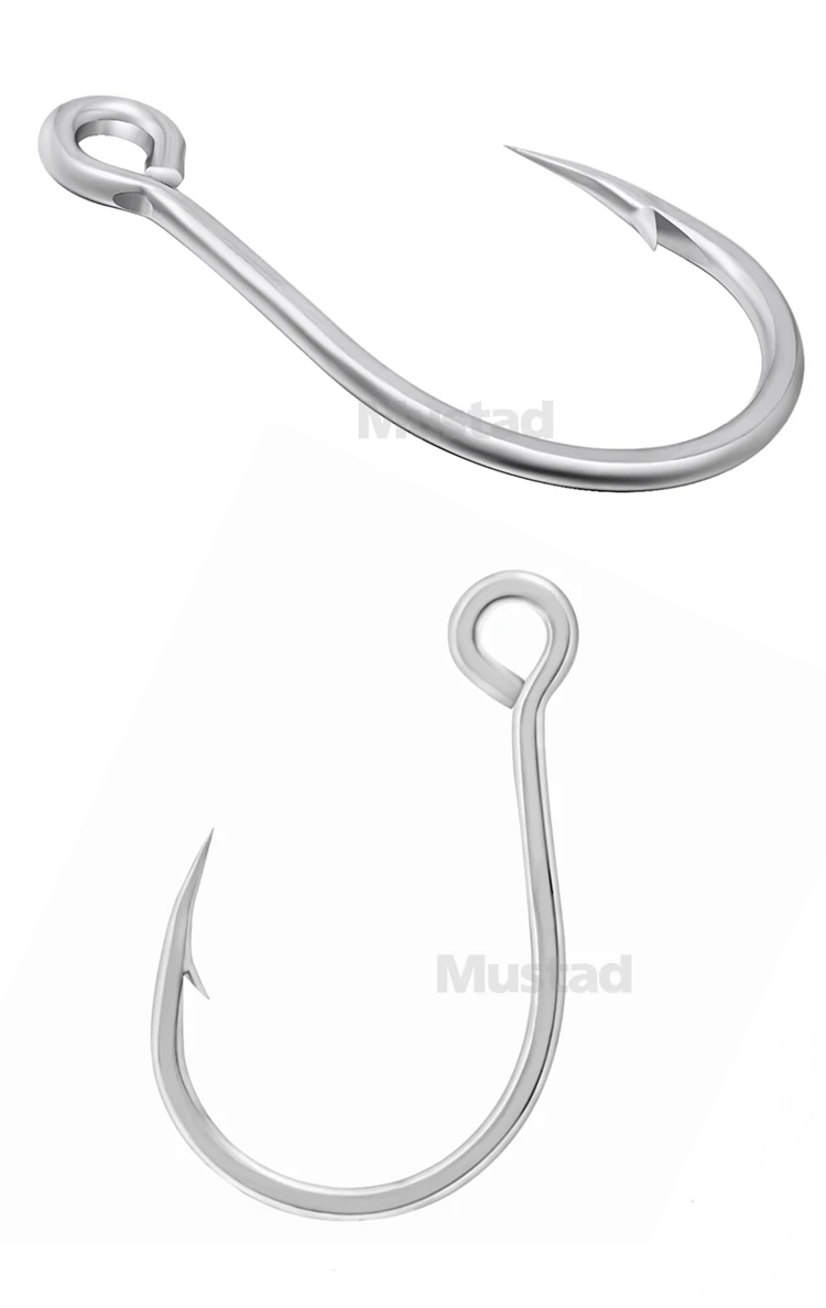 5 упаковок/партия, аутентичный Mustad 10121 углеродистый стальной крючок, крючок с колючими крючками, крючок для приманки, крючок для морской рыбалки, рыболовный крючок Snakehead, Pesca