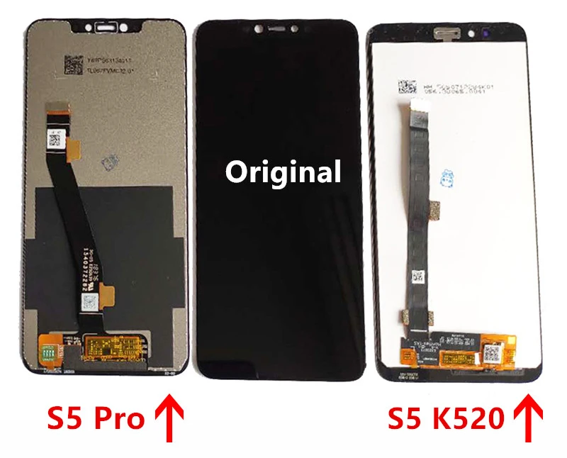 Оригинальный 6 2 дюйма для Lenovo S5 Pro L58041 5 7 K520 ЖК дисплей с сенсорным экраном