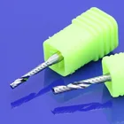 10 шт. 3,175x15 мм Одиночная флейта спиральный резак 3A высшее качество CNC Концевая фреза карбида фреза для акрил ПВХ МДФ фрезы