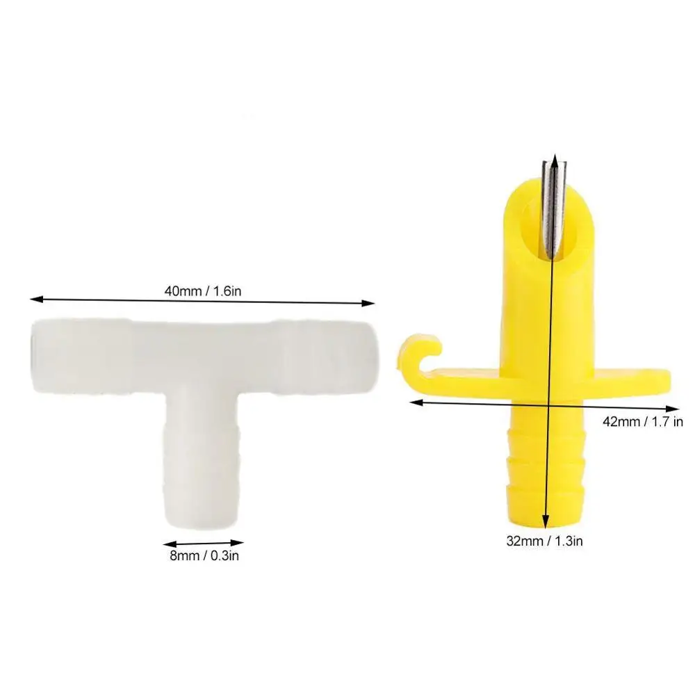 Автоматический дозатор воды в виде кролика 10 комплектов для птицы ниппель