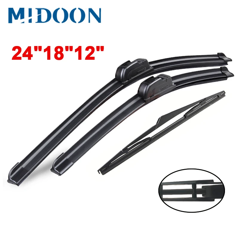 Набор стеклоочистителей MIDOON для KIA Cee ɽ ceed ED 2010 - 2012 лобовое стекло 24 &quot+ 18&quot +
