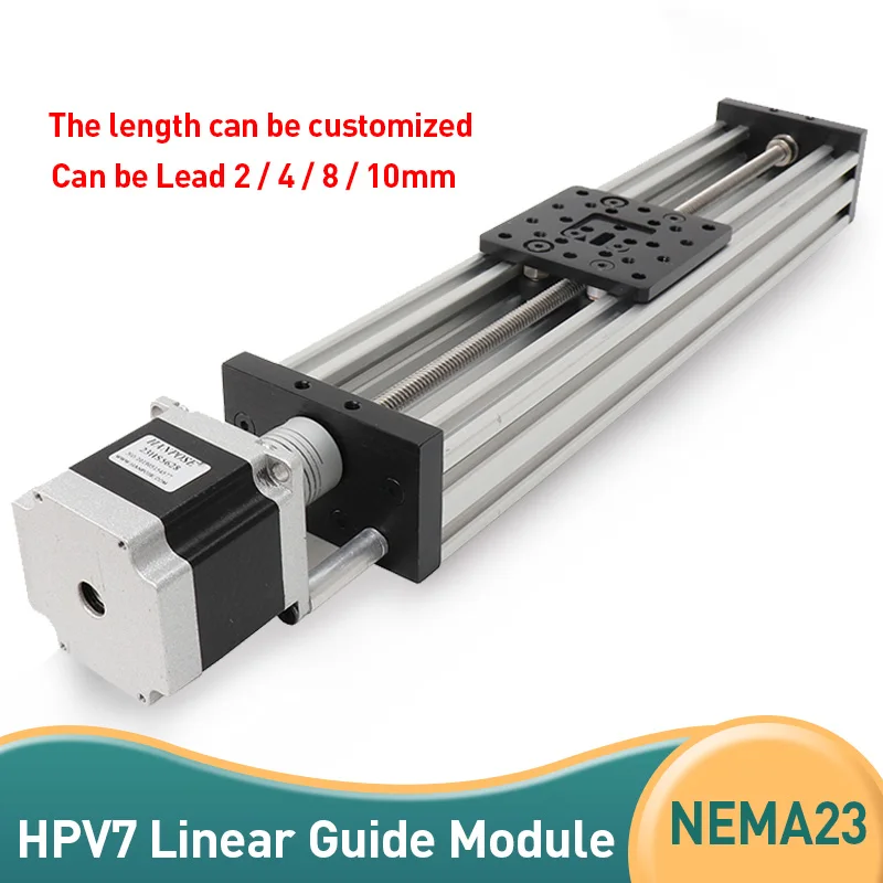 

Hpv7 openbuilds C-beam activator linear z-t8 axis lead screw t8-2 / 4 / 8 / 12 / 14mm NEMA 23.8a stepper motor