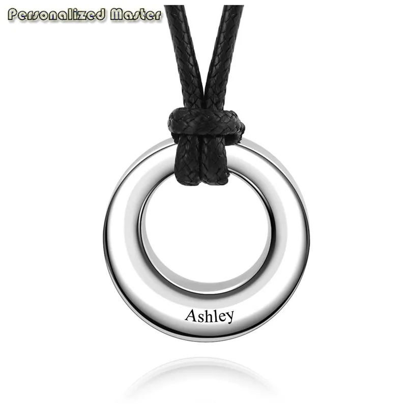 Персонализированные мастер Индивидуальные Имя Дата ожерелье с кремационной