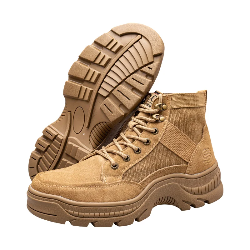 

Winter safety shoes anti-smashing and anti-piercing safety shoes cowhide welder work shoes