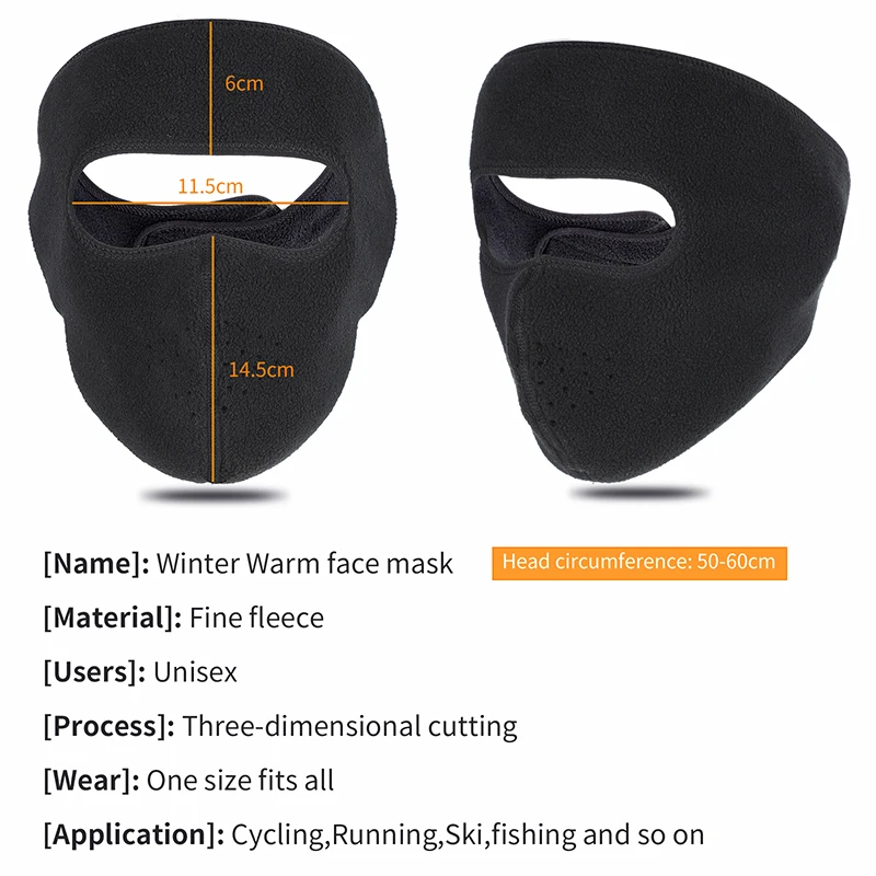 

WEST BIKING Winter Warm Face Cover Windproof Protective Mascarillas Men Women Cycling Ski Fishing Running Sport Bike Headwear