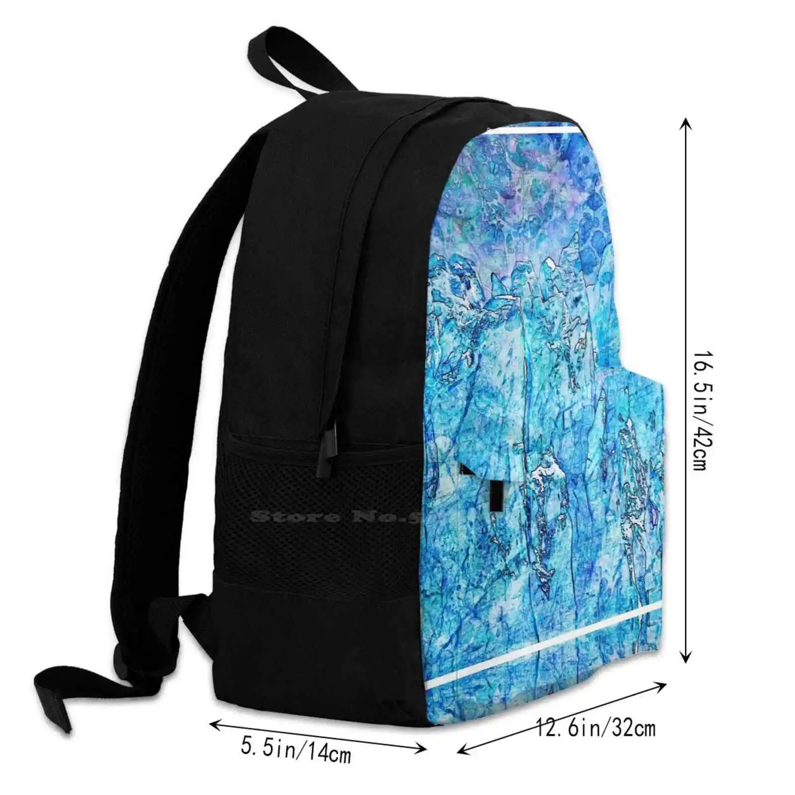 Рюкзак с гиперборейским пейзажем 4 сумка для мужчин женщин девочек-подростков 2014