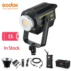 В наличии Godox VL150 VL-200 VL300 5600K белая версия LED светильник непрерывный выход Bowens Mount Studio светильник App Support