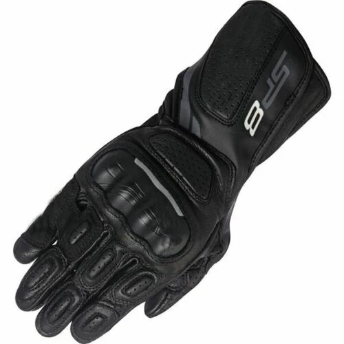 

Free shipping Black Alpine Leather PRO SP8 V2 Motorcycle long gloves leather Motobike Racing gloves