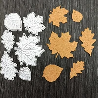 2021 new maple leaf leaves metal cutting dies stencil scrapbooking diy album stamp paper card embossing decor craft