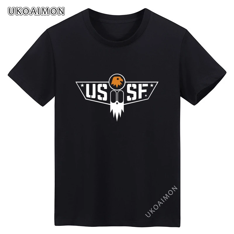 

Lovers Day SPACE FORCE 1 O Neck Goth T-Shirt Teenagers Cotton Tees Autumn Cool TShirts Faddish Special T-Shirts For Adult