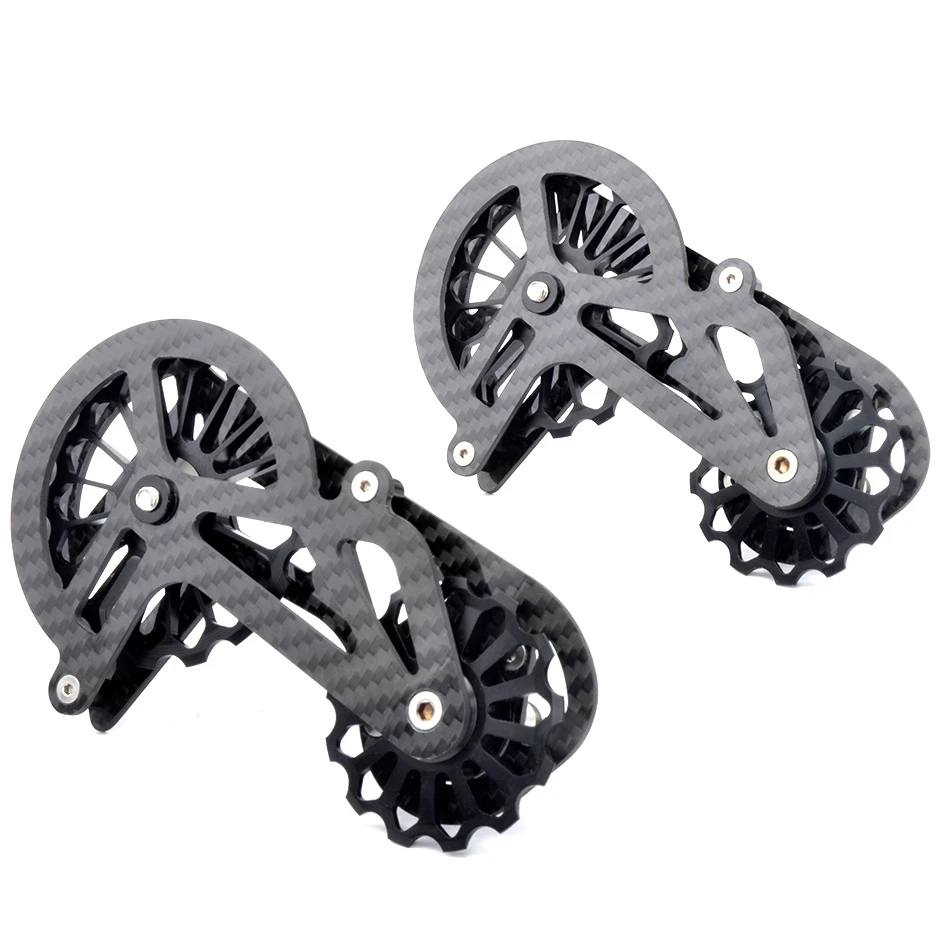 Велосипед из углеродного волокна керамический задний переключатель 17t шкив