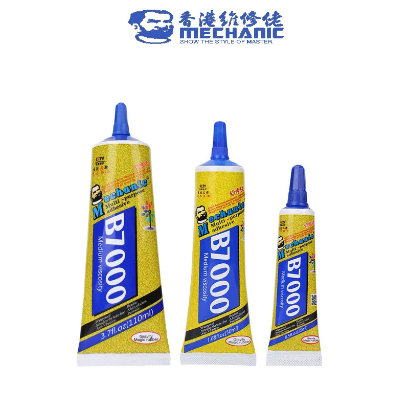 

Универсальный жидкий клей для ремонта экрана телефона MECHANIC B7000, эпоксидная смола