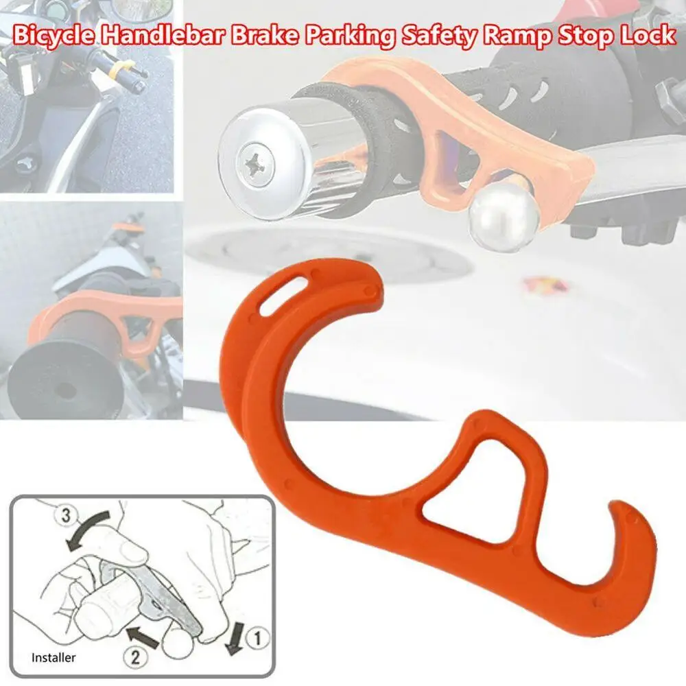 1PC Bike Motorcycle Parking Safety Buckle Brake Hook Ramp Lock Slope Accessories | Автомобили и мотоциклы