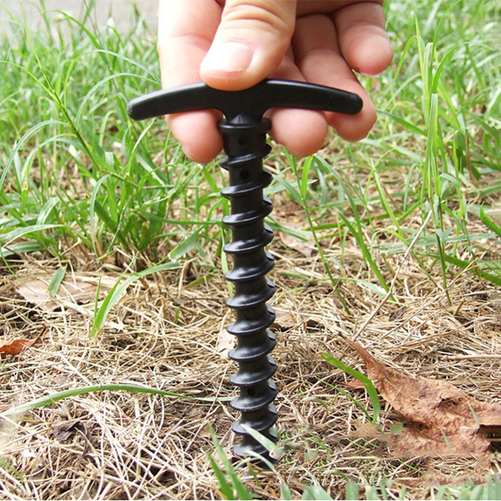 10 шт. открытый шатер аксессуары нейлоновое винта спиральные гвозди Сверхлегкий