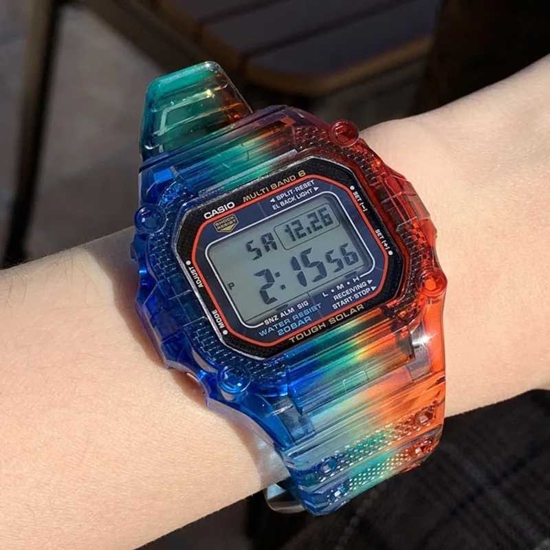 Tpu Watchband Case For Casio G-shock Dw-5600 Gw-5610 G-5600 G-5000  Replacement Transparent Band Bracelet Strap Accessories - Watchbands -  AliExpress