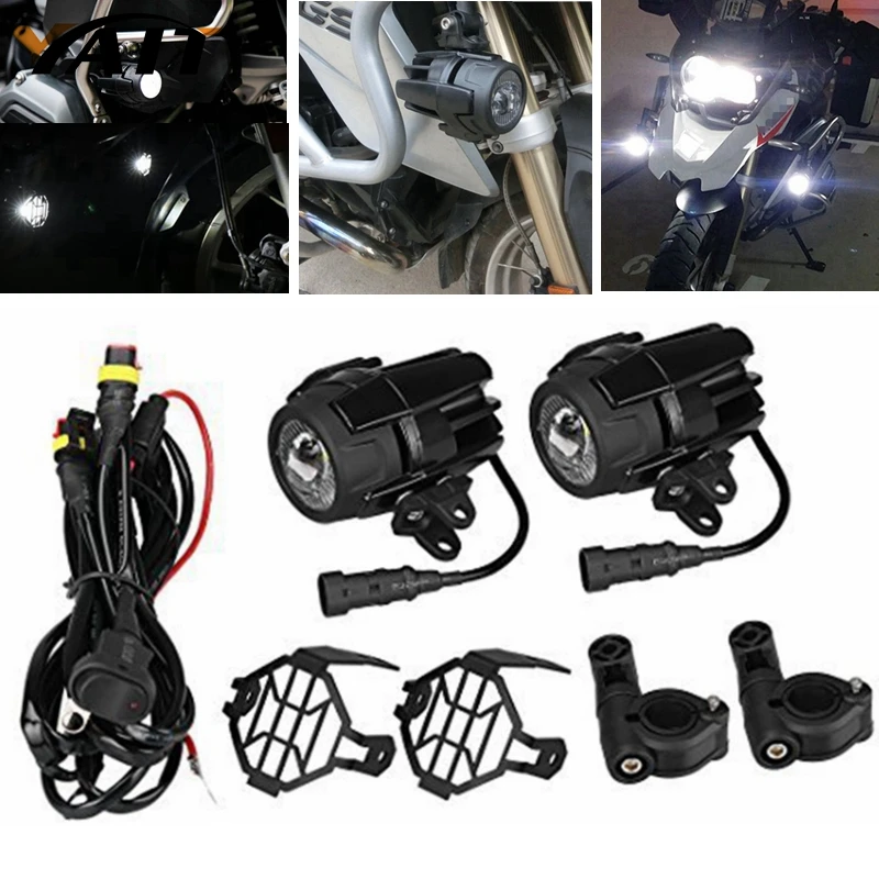 YAIT 2 шт./компл. Универсальный мотоцикл светодиодный вспомогательный светильник