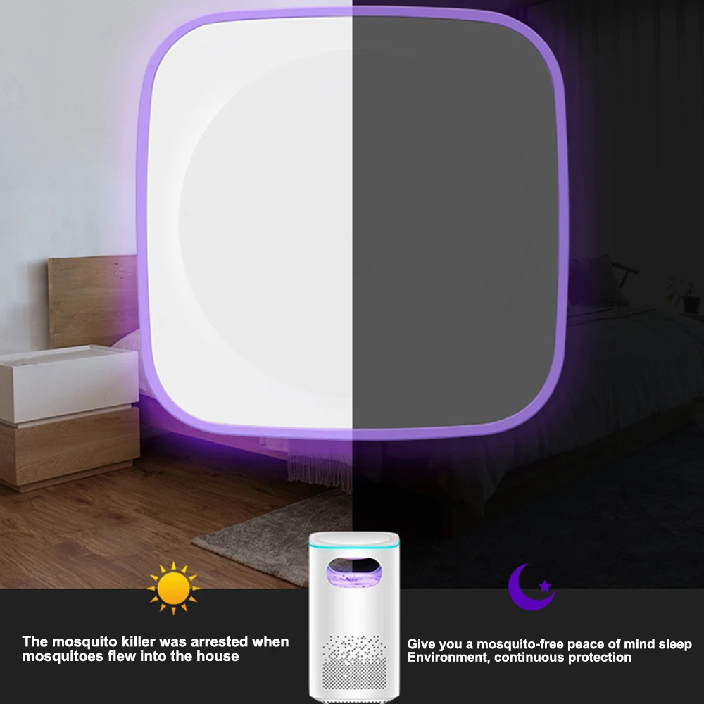 Электрическая фотокаталитическая Светодиодная лампа-убийца от комаров