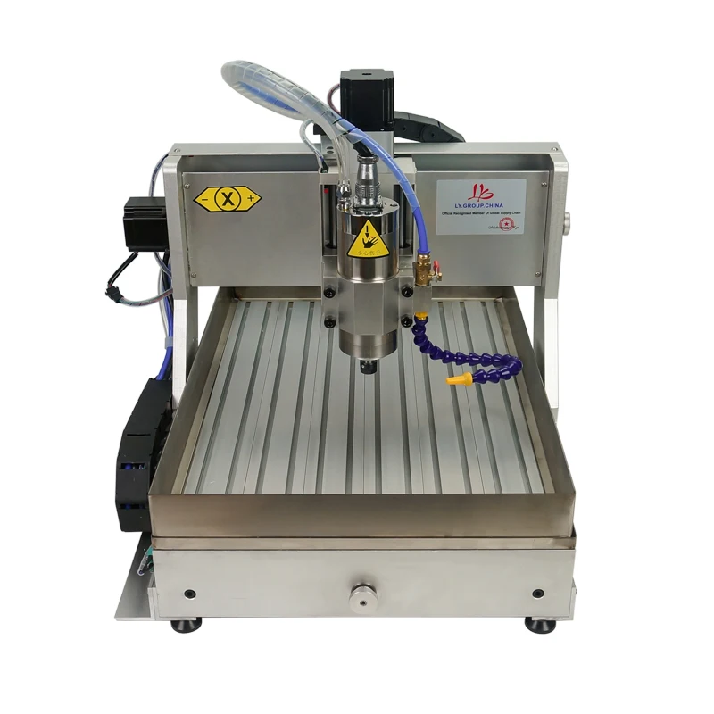 LY CNC 3020Z 1500 Вт гравер шпинделя водяного охлаждения 4 оси USB порт дерево металл PCB