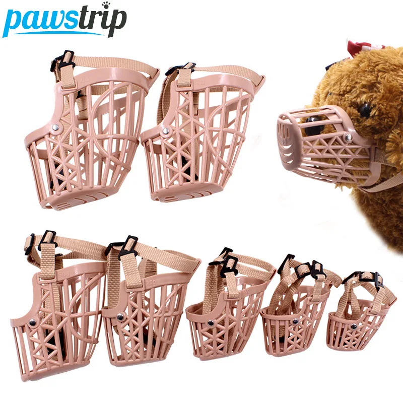 Pawstrip 7 размеров регулируемая корзина для намордника собаки сильная маска рта