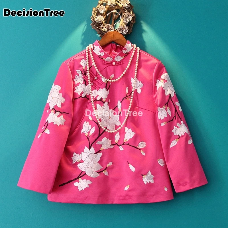 

2022 woman chinese style qipao coat cheongsam qipao jacket vintage clothing chinese style cheongsam top elegant lady outerwear