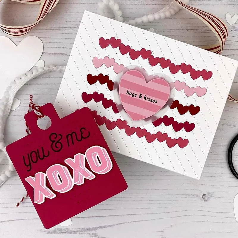 Металлические штампы для вырезания в форме сердца штамп украшения скрапбукинга