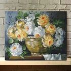 Вышивка с цветами, алмазная живопись, цветы, алмазная вышивка, цветы, рукоделие, вышивка крестиком, домашний декор для стен