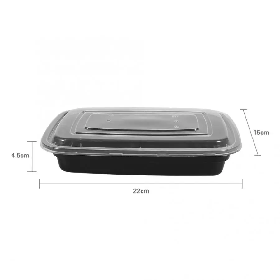 Рисоварка 10 шт одноразовый контейнер для хранения еды BPA Free Microwavable штабелируемые